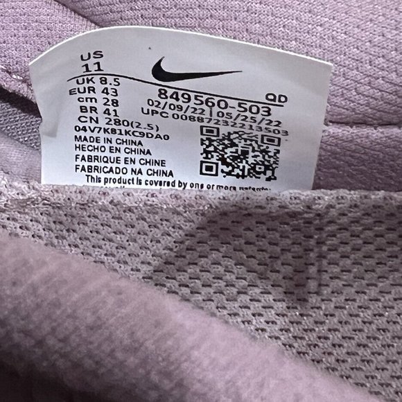 NEW Nike Air Max 2017 US Women's Plum Fog Purple Sneakers 849560-503 - Picture 11 of 11
